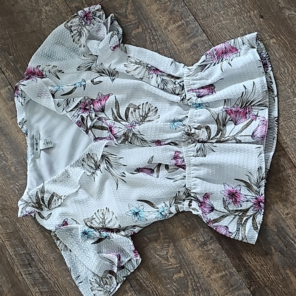 Flower top from White House Black Market